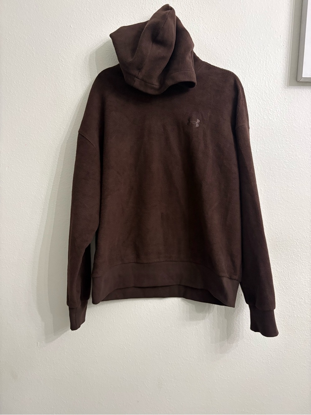 Under Armour Men's Dark Brown Crewneck Hoodie
